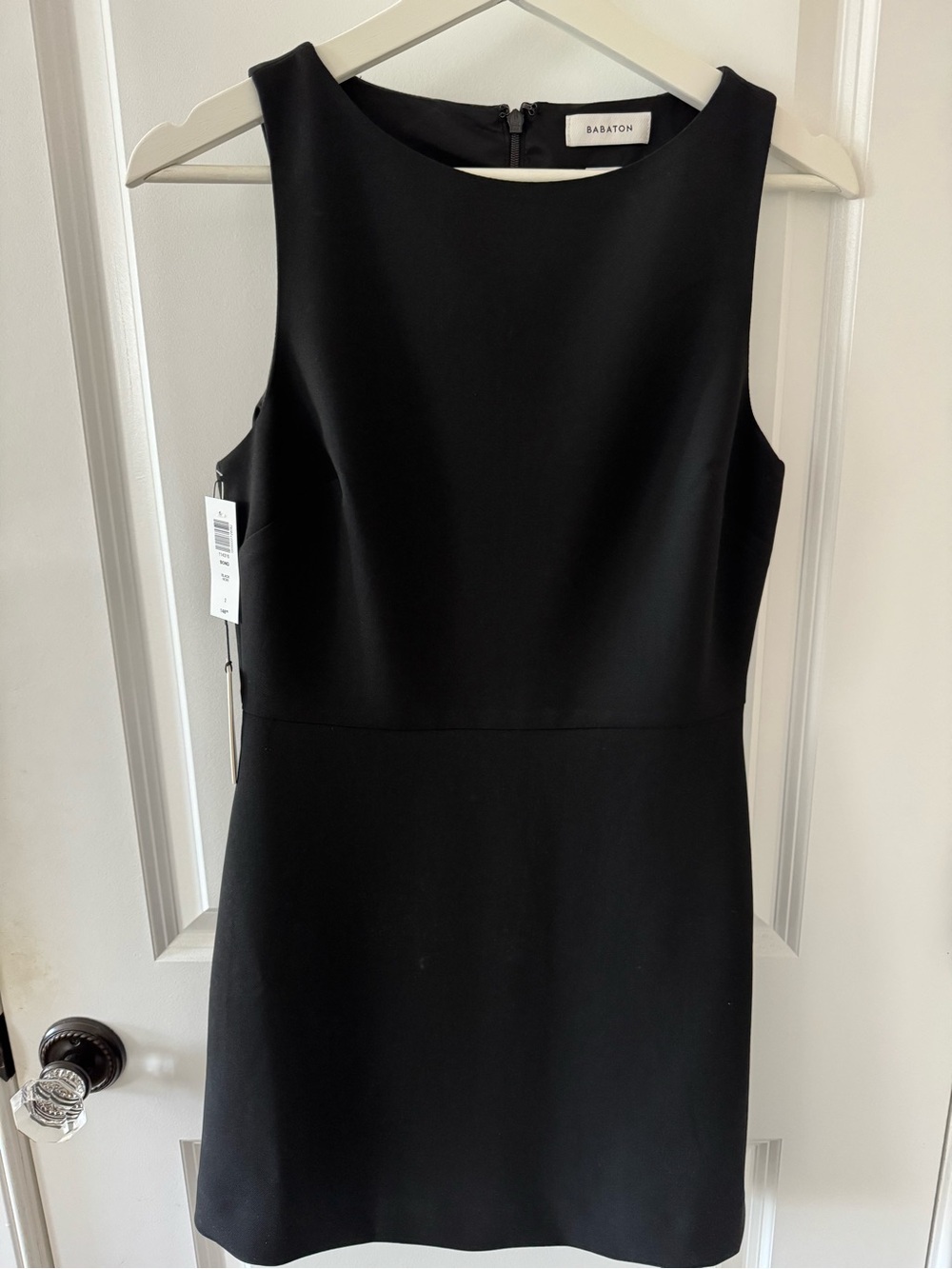 Aritzia Babaton Black Sleeveless Sheath Dress